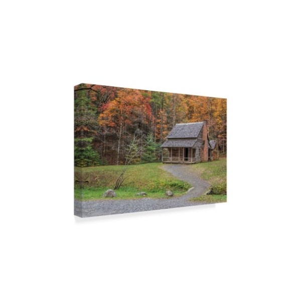 Galloimages Online 'Smokies Cabin' Canvas Art,30x47